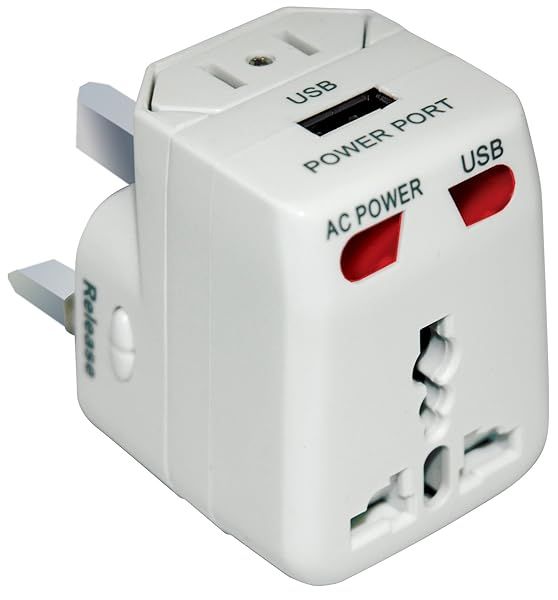 Digipower ACP-WTA World Travel Adapter with USB Charger - Compact & Versatile Travel Solution