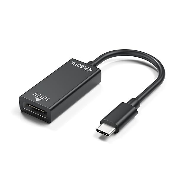 DriverGenius USB-C to HDMI Adapter 4K@60Hz - 15cm Video Converter for High-Quality Streaming