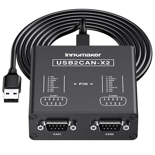 Dual Channel USB to CAN Converter for Raspberry Pi, Jetson Nano & More - Windows, Linux, Mac OS, Android Compatible