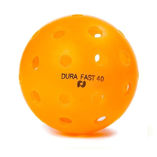 Buy Dura Fast 40 Pickleballs - USAPA Approved Outdoor Balls, Pack of 6 in Orange for Tournament Play
