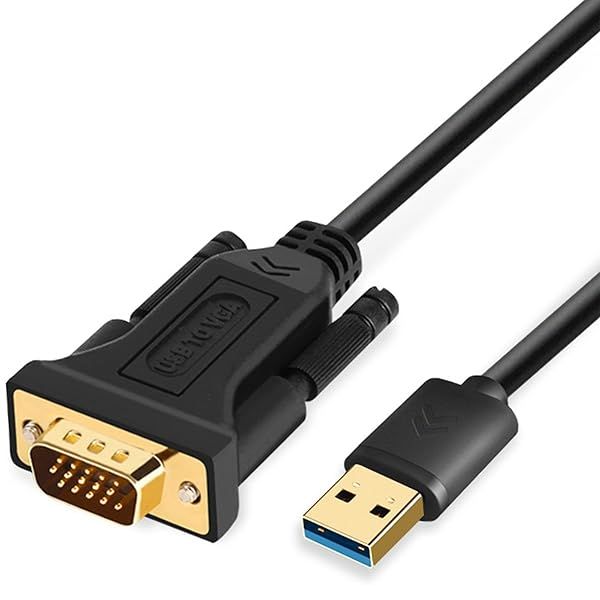 ELECABLE 16FT USB to VGA Adapter Cable - 1080P Video Converter for Mac & Windows