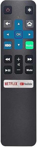 ENWShop RC280 Replacement Remote for TCL Roku TV - Quick Access to Sling, VUDU & Hulu
