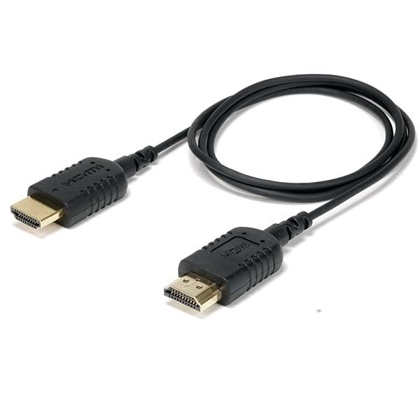 Ultra Thin HDMI Cable 3.0' - EVO Gimbals 4K HDR Flexible Type-A Male to Male for Cameras & Monitors