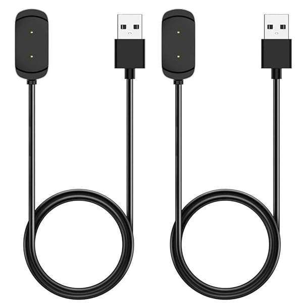 Emilydeals 2-Pack Magnetic Charger for Amazfit T-Rex, GTS, GTR - 1m USB Charging Cable for Smart Watches