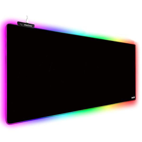 Extra Large RGB Gaming Mouse Pad - Waterproof 31.5'' x 11.8'' Mat with 10 Lighting Modes for PC Gamers