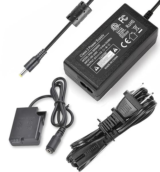 F1TP EH-5 Plus EP-5A AC Power Adapter DC Coupler Kit for Nikon D3100 D3200 D3300 D5200 D5300 D5500 Cameras.