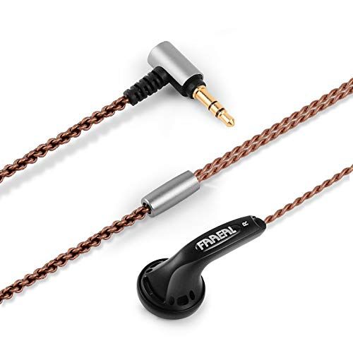 FAAEAL Iris 2.0 Wired Earbuds: Durable 3.5mm Headphones with Crystal Clear Sound & Good Bass for Smartphones, PC & Tablets