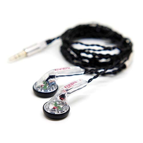 FAAEAL Snow-Lotus 1.0 HiFi Earphones: 64 Ohm DIY, Clear Balanced Sound for DJs & Music Lovers