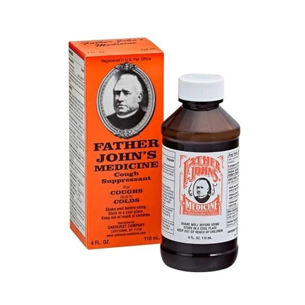 Buy Father John's Cough Suppressant 4 Oz (2 Pack) - Fast Relief for Coughs & Cold Symptoms