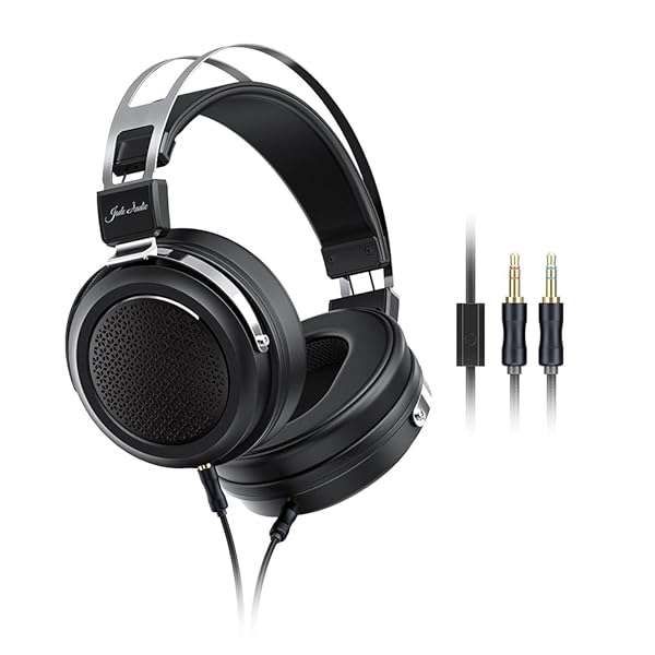 FIIO JadeAudio JT1 Studio Headphones: Hi-Res Gaming & Recording Headset with 50mm Drivers & Microphone