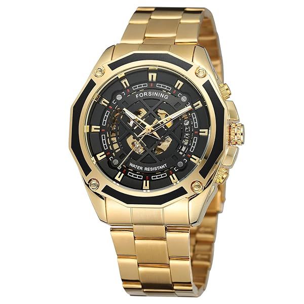 Buy FORSINING Men's Luxury Sport Skeleton Watches - Automatic Mechanical Movement