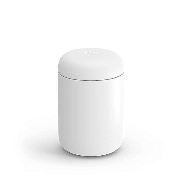 Fellow 12 oz Carter Wide Travel Mug: Insulated Stainless Steel Coffee & Tea Tumbler in Matte White