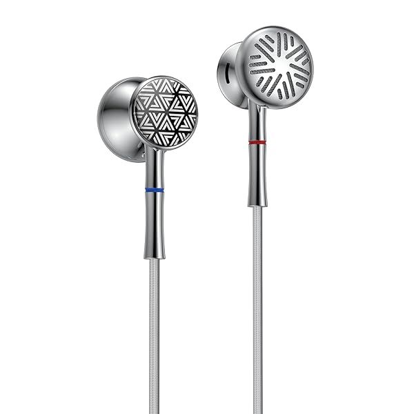 FiiO FF3 Lossless Wired Earbuds: Deep Bass, High-Res Sound for Smartphones & PCs (3.5/4.4mm Plugs)