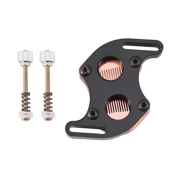 Fishlor Mini South Bridge Water Cooling Block Kit - Red Copper Base for PC (4.4-5.8CM) - Efficient Cooling Solution