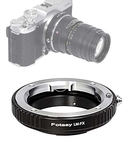 Fotasy Copper Leica M to Fuji X Adapter - Compatible with X-Pro1, X-T3, X-E3 & More