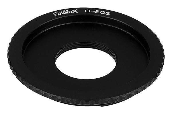 Fotodiox C-Mount Lens Adapter for Canon EOS: Connect CCTV/Cine Lenses to D/SLR Cameras
