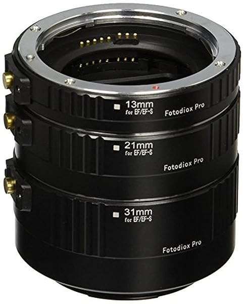 Fotodiox Pro Canon EOS Macro Extension Tube Set for Autofocus Extreme Close-Ups