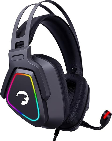 GAMEPOWER Kyruse USB Gaming Headset: 7.1 Surround Sound, RGB, Noise Cancelling Mic for PC, PS4, PS5 - Ultimate Comfort & Audio