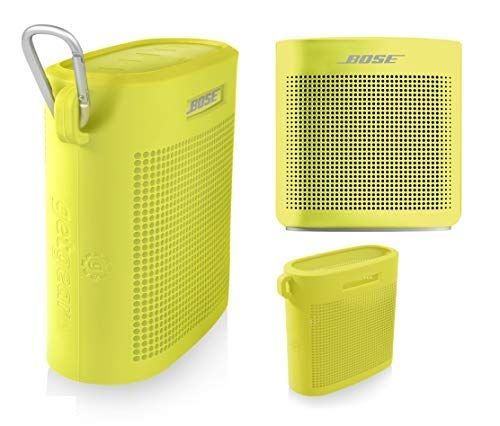 GETGEAR Silicone Cover for Bose SoundLink Color II - Custom Yellow Skin for Full Protection