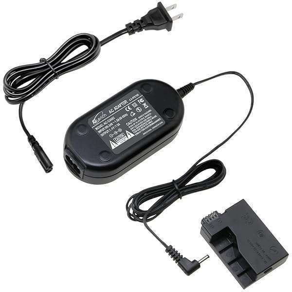 GLORICH ACK-E8 AC Power Adapter & DR-E8 DC Coupler for Canon EOS Rebel T5i T4i T3i 700D 650D - Reliable Power Supply Kit