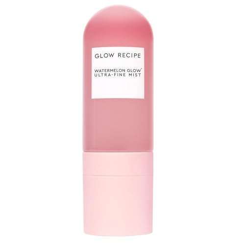 Glow Recipe Watermelon Glow Facial Spray: Hydrating Mist with Hyaluronic Acid & Hibiscus AHA for Dewy Skin - All Skin Types (75ml)