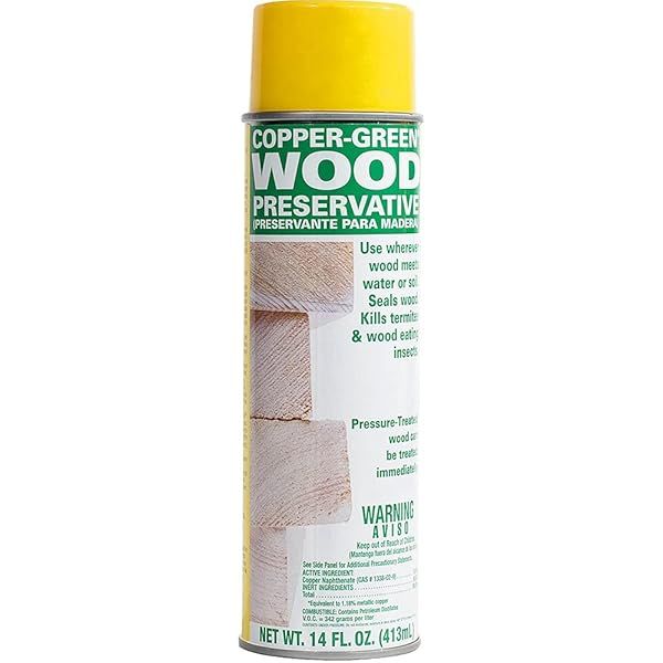 Green's Copper Green Wood Preservative Spray 30008 - 14-Ounce Aerosol for Ultimate Protection