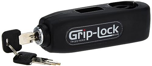 Grip-Lock GLBlack: Ultimate Motorcycle & Scooter Handlebar Security Lock for Safety