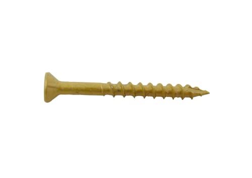 Grip Rite L2STGD5 2-Inch Gold T-25 Star Drive Screws for Wood Construction - PrimeGuard Plus