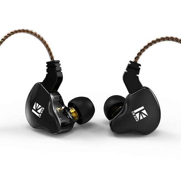Buy HIFIHEAR KBEAR KS2 IEM: 1BA 1DD Noise Cancelling Earphones with Removable Cable for Running & Walking (Dark)