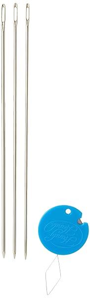 Handy Hands Pack of 3 Yarn Tatting Needles (Gray) - Perfect for Crafting & DIY Projects