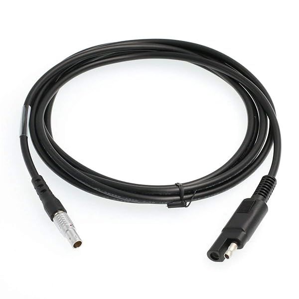 HangTon 12V External Battery Power Cable 7 Pin to SAE for Trimble R7 R8 R10 GPS GNSS Receiver - 1.8M Length