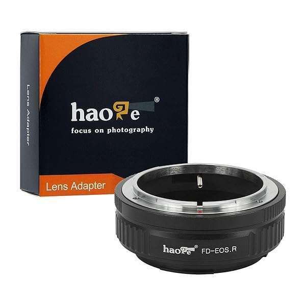Haoge Manual Lens Mount Adapter: Canon FD to RF for EOS R Cameras - Perfect Compatibility & Performance