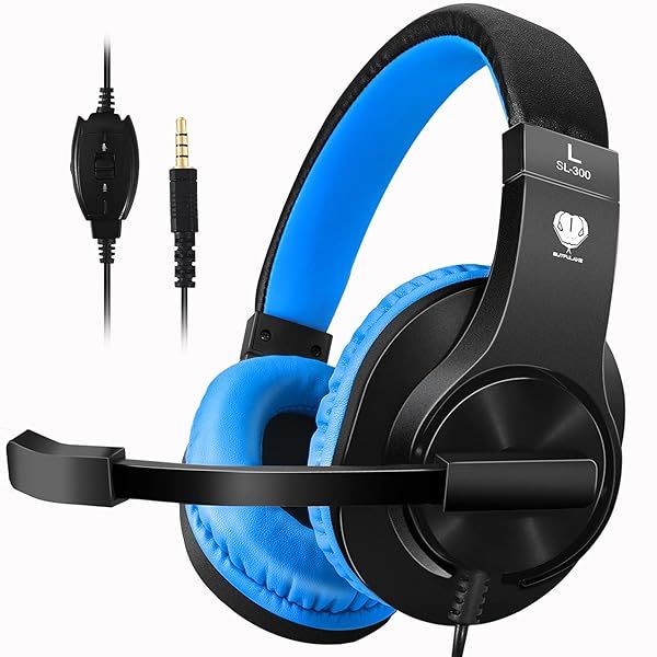 Best Wired Gaming Headset for PS5, PS4, Xbox & PC - Kids Headphones with Mic for School & Gaming
