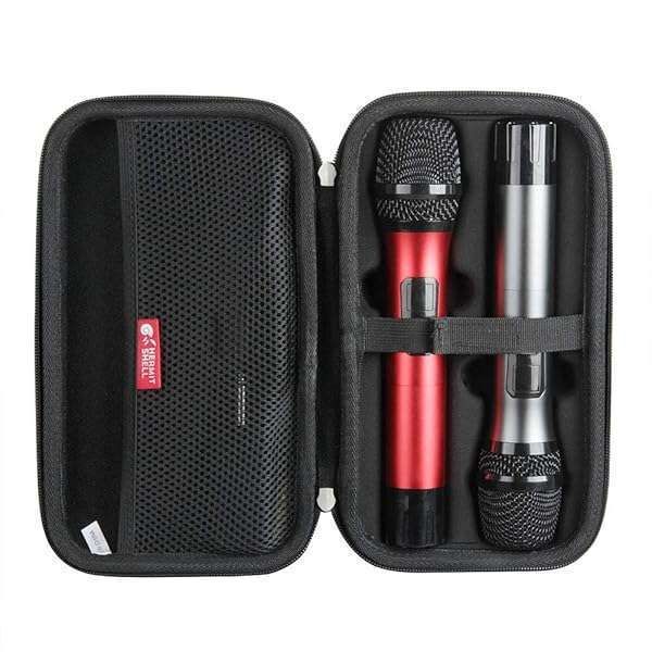 Buy Hermitshell Hard Travel Case for Bietrun UHF Wireless Dual Handheld Mic System - Durable Protection for Your Microphone