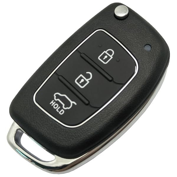 Horande Replacement Key Fob Cover for Hyundai Sonata & Santa Fe - Durable Keyless Entry Shell