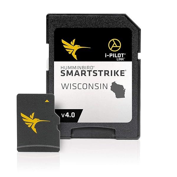 Humminbird 600041-4 SmartStrike Wisconsin V4 GPS Maps Micro Card - Ultimate Fishing Tool