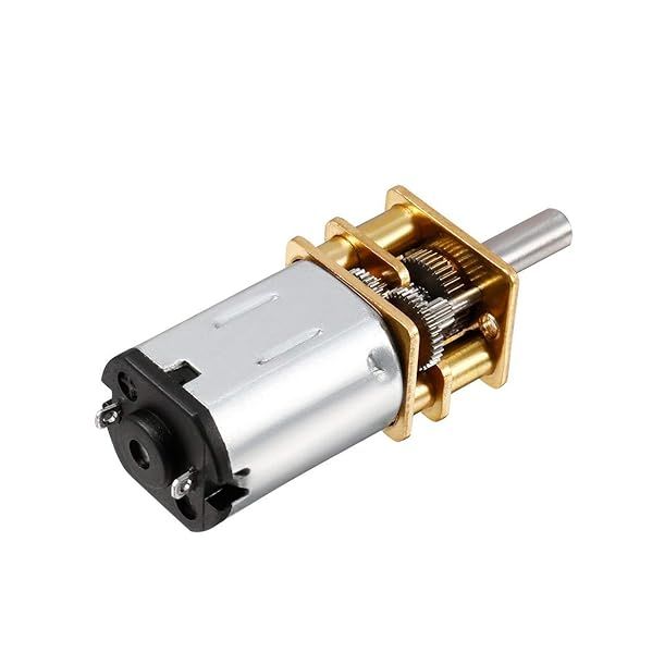 Buy Hxchen DC 6V 200RPM Mini Metal Gear Motor with 3mm Shaft for DIY Robot Wheels & Toys