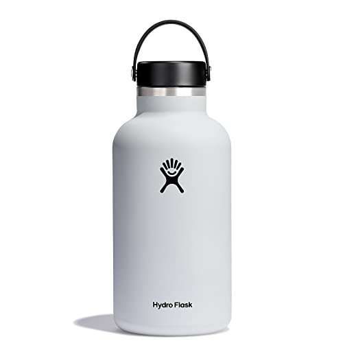 Hydro Flask Wide Flex Cap White 64 Oz - Durable, Leak-Proof & Stylish Water Bottle Accessory