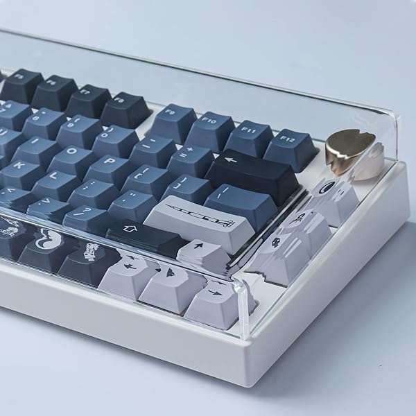 Hyekit Premium Acrylic Keyboard Cover: Dust Protector for 87 Key TKL Mechanical Keyboards