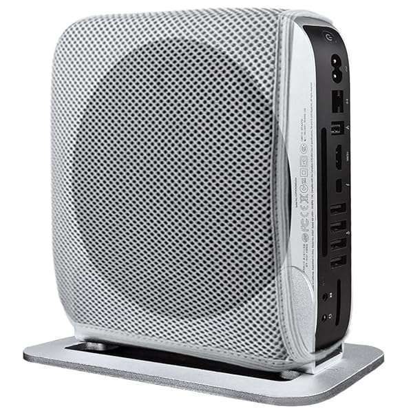 IFCASE Mac Mini Vertical Stand: Aluminum Holder for 2010-2023 Models with Dust Cover - Perfect for M2 Pro