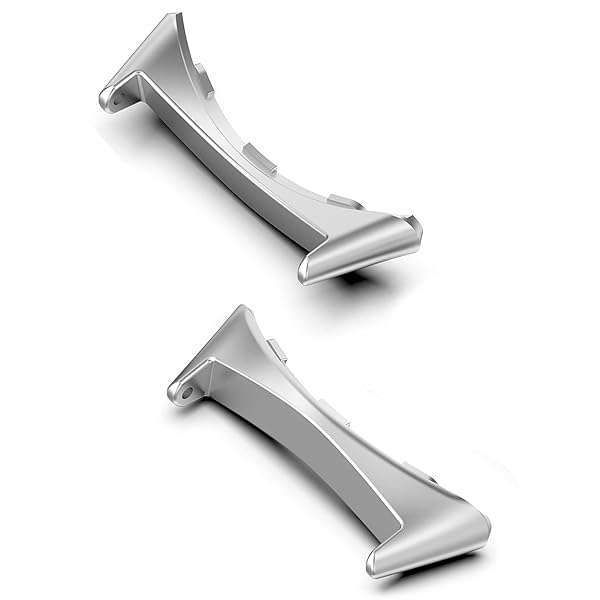 INGIDO 2 Pack Watch Band Connector for Google Pixel Watch 2 - 20mm Stainless Steel Adapter, Silver Replacement Accessory