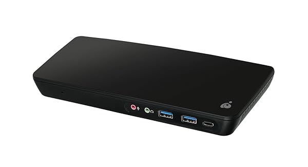 IOGEAR USB-C Triple Video Docking Station: 4K 30Hz, 2 DisplayPort, 1 HDMI, 60W PD - TAA Compliant GUD3C11