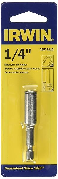 IRWIN Hanson 3557121C Hex Shank Bit Holder: Durable, Versatile Tool for Efficient Fastening