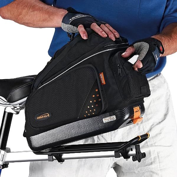 Ibera Bike Trunk Bag Review: PakRak Clip-On Quick-Release Commuter Solution