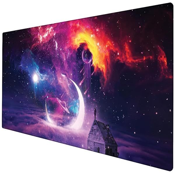 Buy Imegny Extended Gaming Mouse Pad - Portable, Non-Slip, Stitched Edges, 90x40cm for Ultimate Gaming Experience