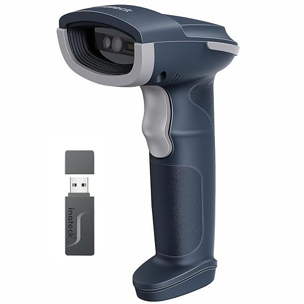 Inateck BCST-55 QR Code Scanner: 2D Wireless Barcode Reader with 3-in-1 Screen Scanning