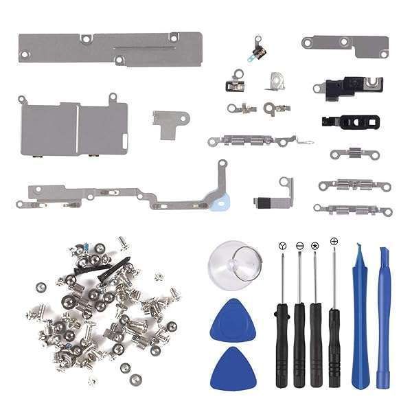 iPhone XR Inner Parts Replacement Kits: Bracket, Screw Set & Repair Tools Included