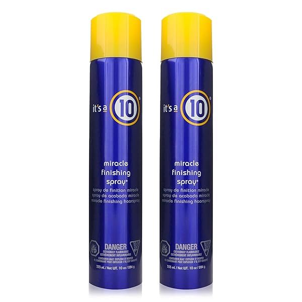 Buy It's a 10 Haircare Miracle Finishing Spray 10 oz - Pack of 2 | Best Hair Styling Spray for Shine & Hold