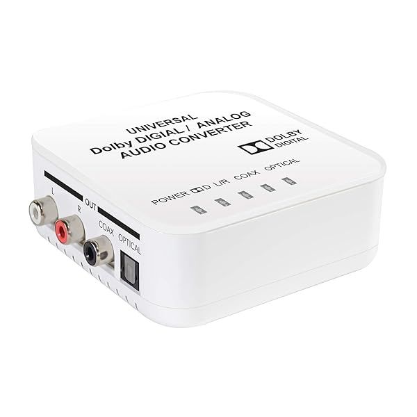 J-Tech Digital Bi-Directional Audio Decoder: SPDIF Toslink & Coaxial DAC for Dolby Digital Conversion