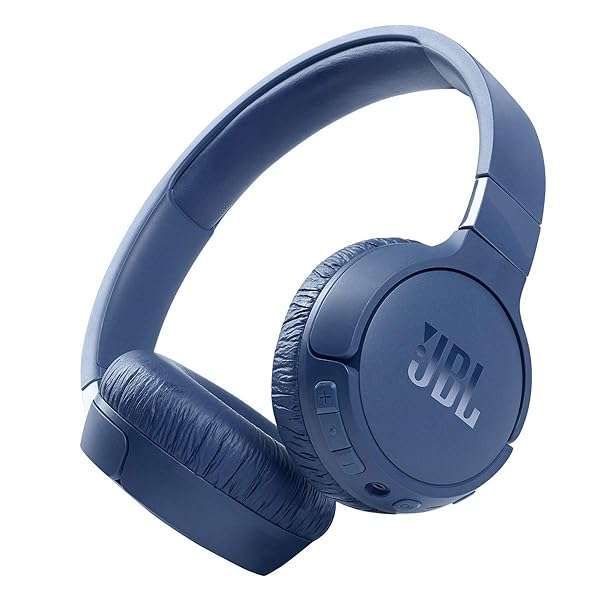 JBL Tune 660NC: Best Wireless On-Ear Headphones with Active Noise Cancellation in Blue